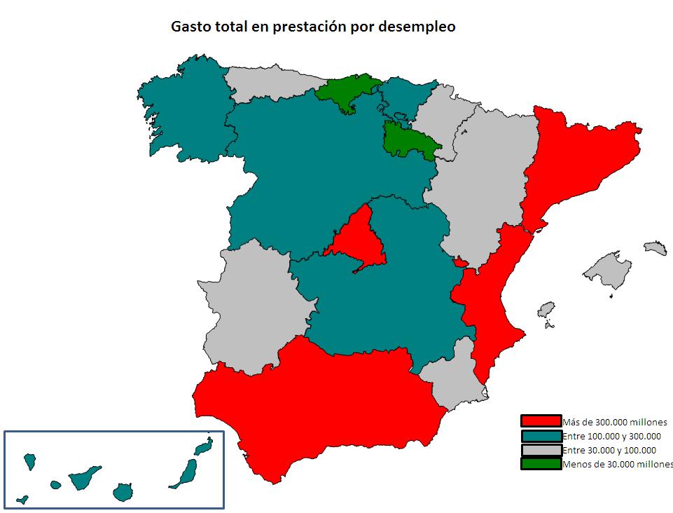 Mapa final de España con Excel