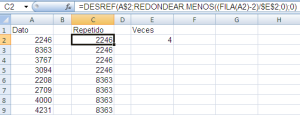 desref repetir filas excel